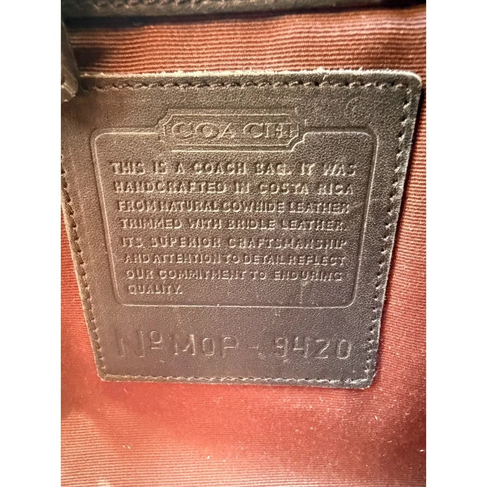COACH 9420 Bonnie Cashin Legacy Tote Black Glove Tanned Leather Costa Rica